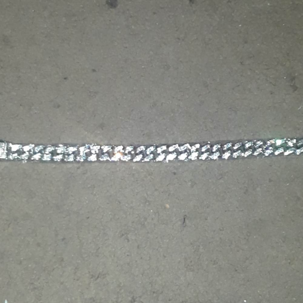 Iced Out White Gold Cuban Link 16 in. / 20mm